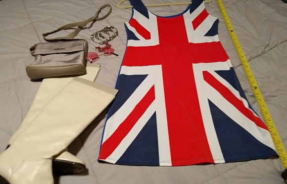 red white and blue dress uk